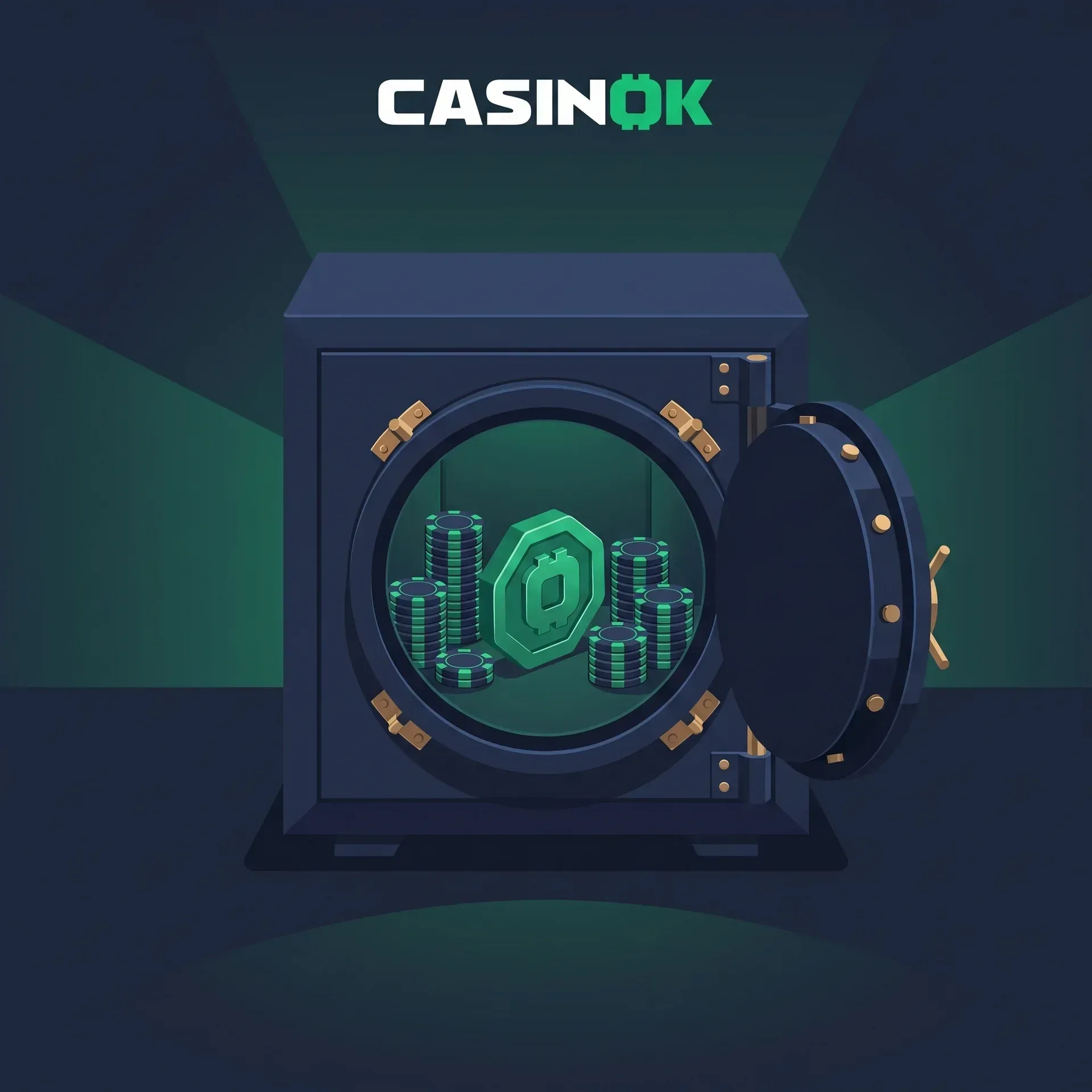 Casinok Canada cashier and bonus chip vault